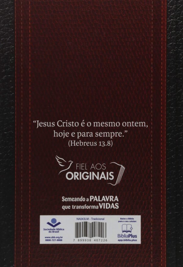 Bíblia Sagrada Letra Maior - Capa Marrom e preto: Nova Almeida Atualizada (NAA) - Image 3